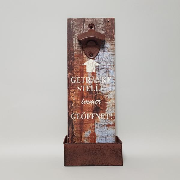 Flaschenöffner Getränke Stelle